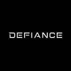 Defiance Hotel, Airline, and Cru Logo